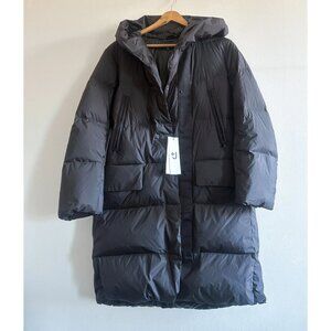 Uniqlo +J Jil Sander Women Down Long Coat Gray Oversized